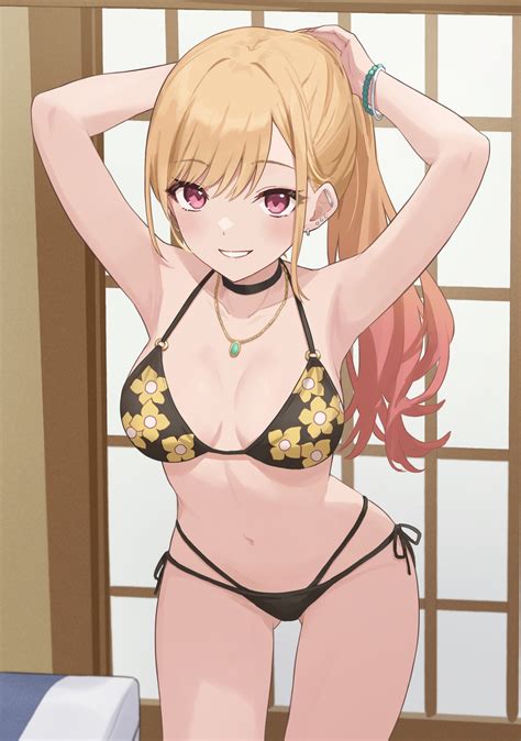 Jintanj Ntan Kitagawa Marin Sono Bisque Doll Wa Koi Wo Suru Multi Strapped Bikini Highres