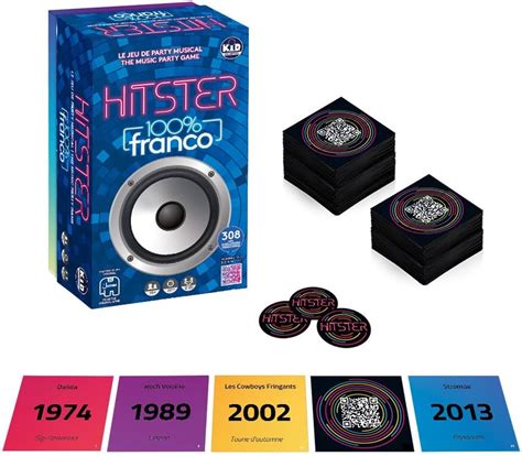 Hitster Franco The Musical Party Game The Ultimate French