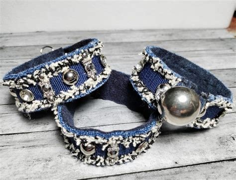 Unisex Denim Bracelet Upcycled Boho Cuff Bracelet Etsy Boho Cuff