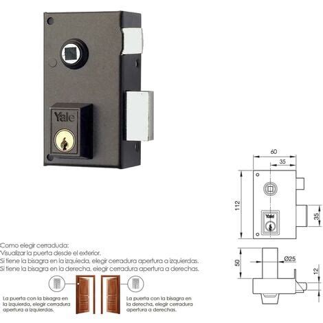 Yale Cerradura Yale B Hpr Derecha Cerradura Yale Azbe B