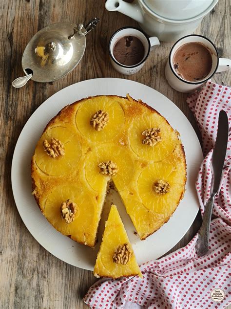 Torta Rovesciata All Ananas Caramellato Ricetta Dolce Il Ricettario