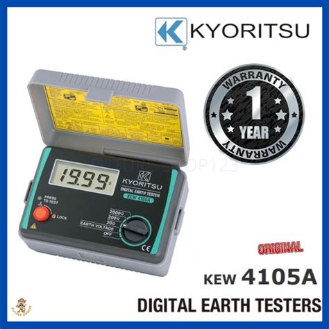 Kyoritsu A Digital Earth Tester Multimeter Resistance Meter Lazada