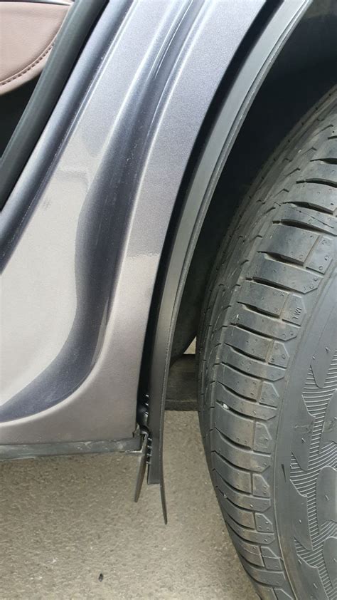 Защита арок задних дверей ч.5 — Chery Tiggo 8 Pro, 1,6 л, 2022 года ...