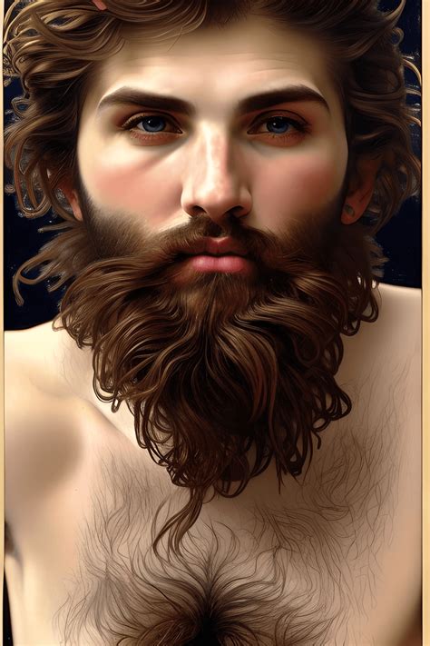 Stunning 8k Hyper Detailed Hyper Realistic 18YearOld Bearded Gay Man