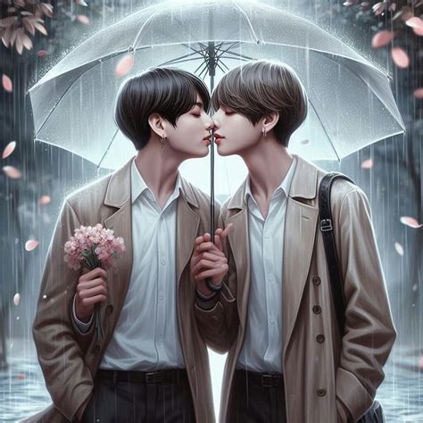 Pinterest Taekook Vkook Fanart Cute Gay