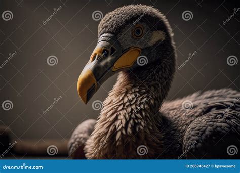 mauritius dodo silhouette prehistoric bird extinct animal vector