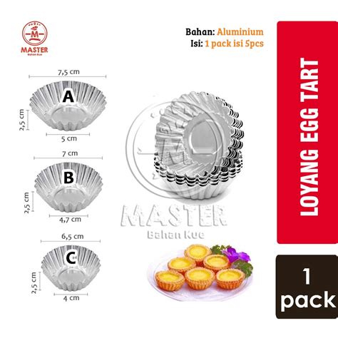 Jual Loyang Egg Tart Cetakan Pie Susu Press Cetakan Egg Tart 1pack