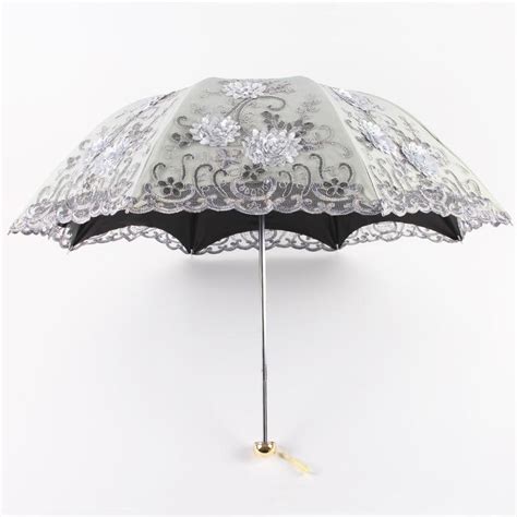 Купить Ins кружевной цветочный узор зонтик принцессы от дождя женский ...