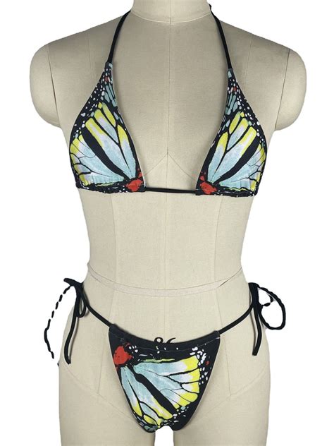 Maillot De Bain Bikini Femme Bleu Épaule Ouverte Été Sexy Milanoo