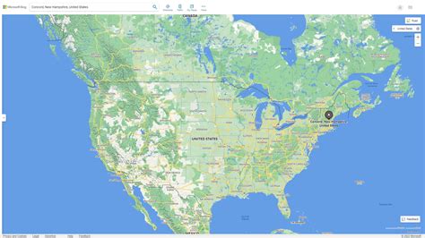 Concord New Hampshire Map