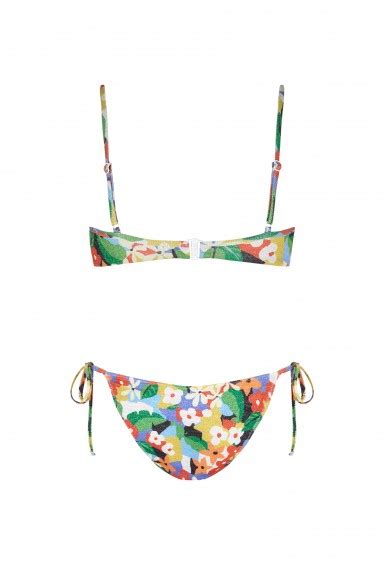 Bikini Balconette Amazonia Tie Multicolor Robin Collection Robin Collection
