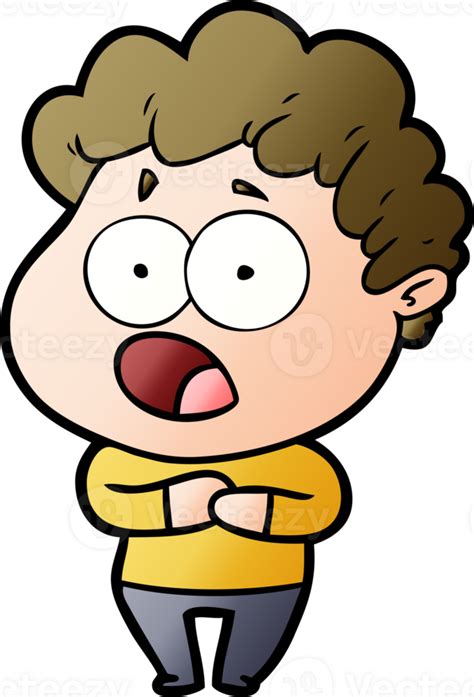 Cartoon Shocked Man Drawing 46877966 Png