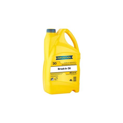 Обкаточное масло Break-In Oil SAE30 4 л RAVENOL 1114105-004-01-999 ...
