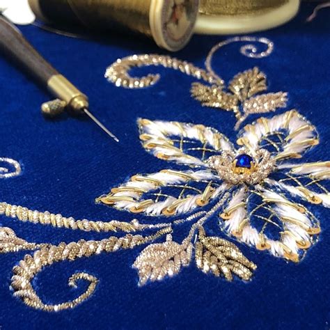 🌟ВЫШИВКА ВЫСОКОЙ МОДЫ🌟 on Instagram: “Канитель, канитель, канителится ...