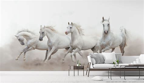 The Horse Wallpaper Wall Mural Wall Decoration Seating Area - Etsy