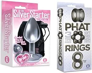 Amazon Sex Toy Gift Set Bundle Of The Silver Starter Bejeweled Heart Stainless Steel Plug