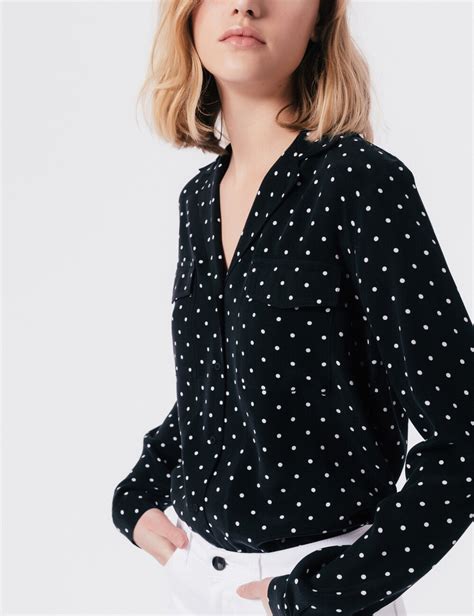 Chemise Chiara Imprimé à Pois Zapa