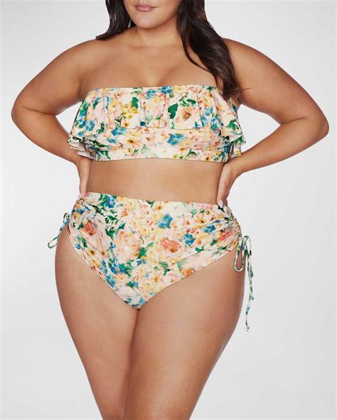 Artesands Plus Size Odette Vermeer Bandeau Bikini Top Editorialist