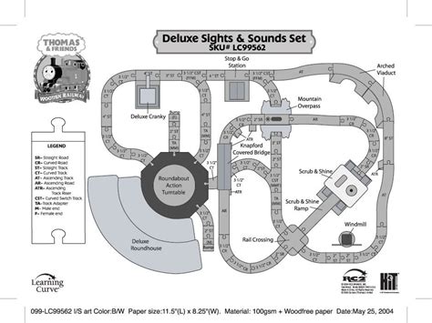 Thomas The Tank Track Layouts Designs At Legacy Station Artofit