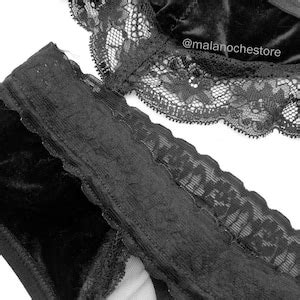 Bra Moon Mesh Lingerie Luxury Lingerie Velvet Lingerie Witch Dark Moon Gothic Clothing