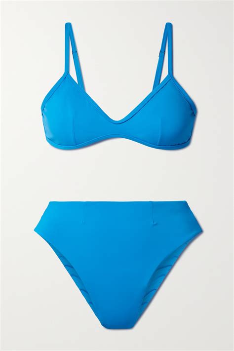 HAIGHT Net Sustain Cris And Classic Bikini Blue Editorialist