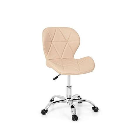 Cadeira Office Eiffel Slim Base Giratória Nude MadeiraMadeira
