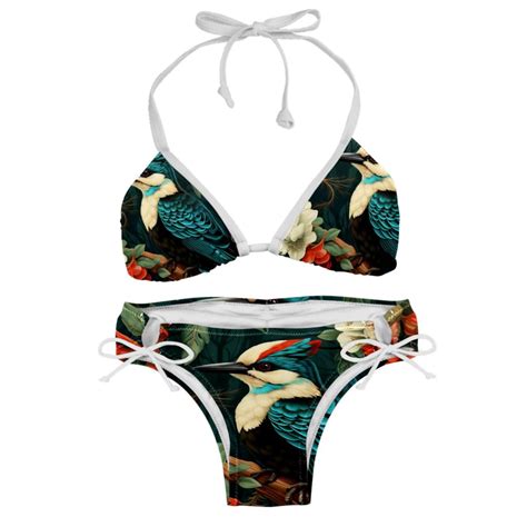 Woodpecker Detachable Sponge Adjustable Strap Bikini Set Two Pack Swimsuits For All Occasions