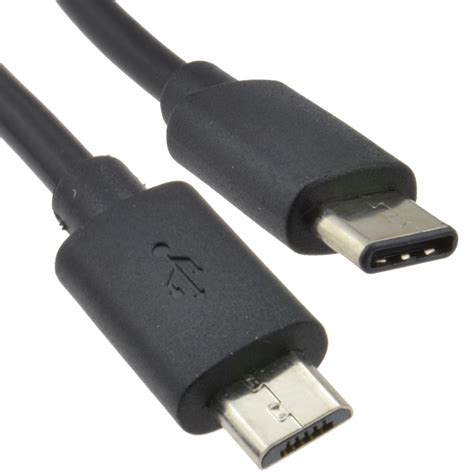 kenable USB Type C Male Plug to Micro B Data Sync & Charge Cable Bl...