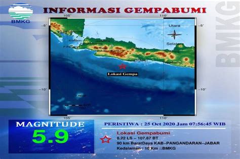 Getaran Gempa Pangandaran Terasa Di Sejumlah Wilayah Jateng