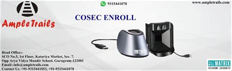 Matrix COSEC Enroll Fingerprint Scanner Desktop Enrolment Device