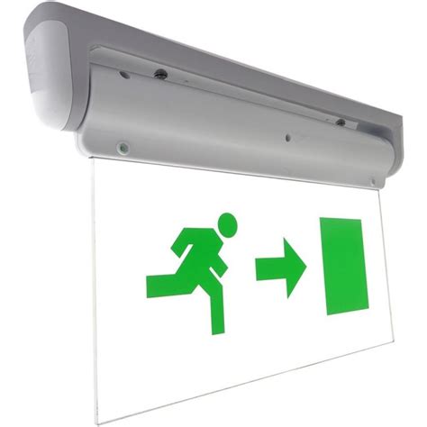 lampa iluminat siguranta exit sageata laterala cu led autonomie  ore