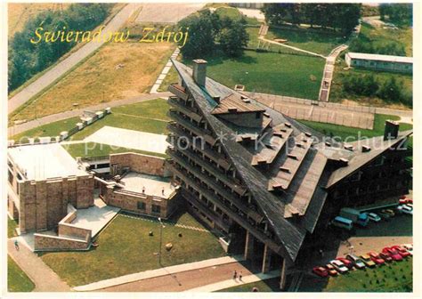 Postkarte Carte Postale Swieradow Zdroj Bad Flinsberg Fliegeraufnahme