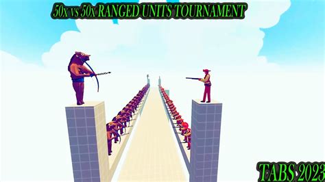 50x Vs 50x Ranged Units Tournament Tabs Totally Accurate Battle