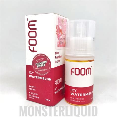 Jual SALT FOOM ICY WATERMELON CRIMSON BY FOOM LAB 30MG 30ML Shopee