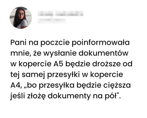 memownia pl Pani na poczcie z pewnością wiedziała lepiej