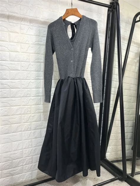 Бальное платье Весна Осень Зима Женское платье с v-образным вырезом с ...