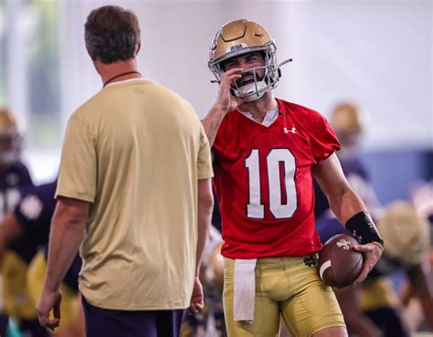 Watch Highlights From Notre Dame Footballs Ninth Preseason Practice