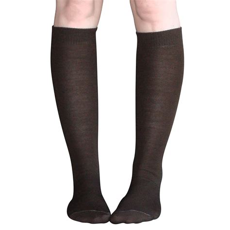 Brown Knee High Socks Made In Usa