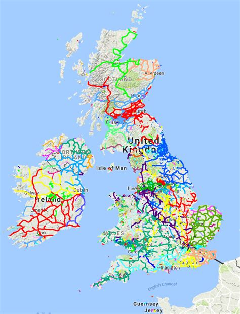 Uk Rail Network Map Uk Rail Map Of Britain Map Images