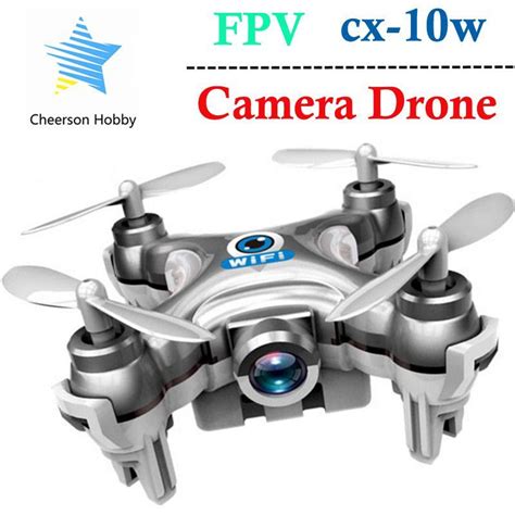 Drone With Camera Cheerson CX 10W CX 10W Mini 6 Axis Gyro RC Quadcopter