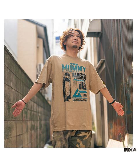 楽天市場 ハードコアチョコレート HARDCORE CHOCOLATE 月刊ムー ラムセス 世シャツ サンドカーキ SS TEE T KH Tシャツ 半袖 カットソー