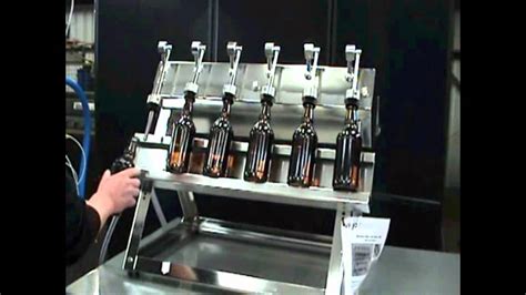 Stainless Steel Linear 6 Head Syphon Filler - from Vigo Ltd - YouTube