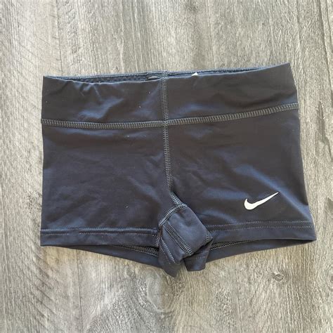 XS, grey Nike volleyball shorts, booty shorts, short... - Depop