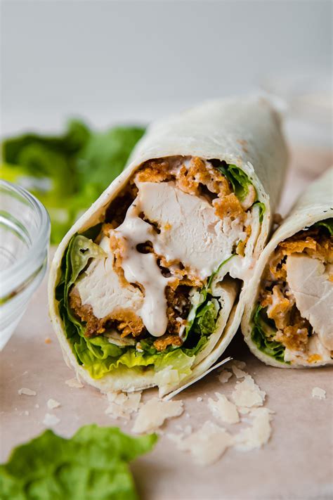 Crunchy Chicken Caesar Wraps Little Spice Jar