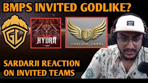 CASTER SARDARJI YR REACTION ON HYDRA AND GODLIKE INVITED BMPS BMPS