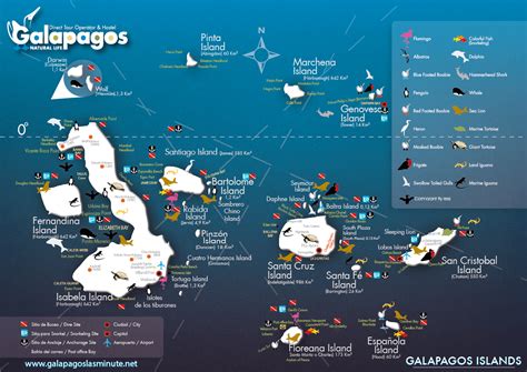 Galapagos Islands on a Map | Galapagos Last Minute