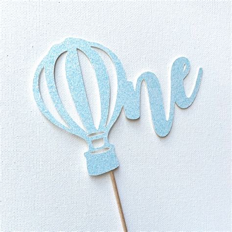 Hot Air Balloon Cake Topper Etsy