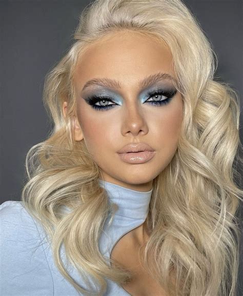 Glam Makeup For Blonde Blue Eyes Glamorous Makeup Glam Makeup Glam Makeup Look