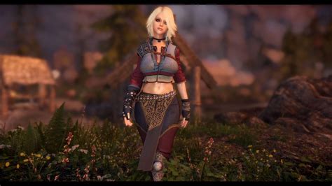 Witcher Yennefer And Ciri Armor Sse Cbbe Bodyslide With Physics