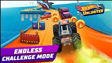 Hot Wheels Unlimited Monster Truck Let S Race Twin Mill 3 In Mega Wrex Endless Runner YouTube